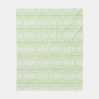 Couverture Polaire Mazipoodles Kente Savannah Sunshine - Mint White 