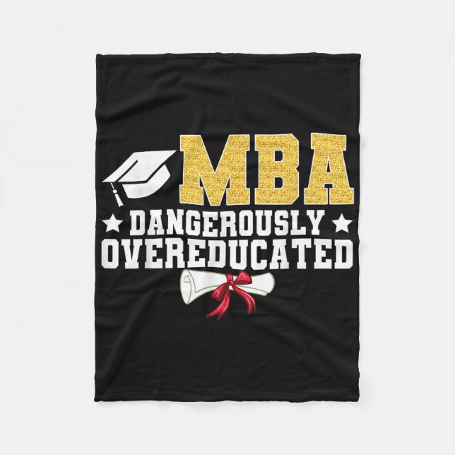 Couverture Polaire Mba diplômé en master dangereusement suréduqué (Devant)