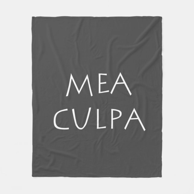 Couverture Polaire Mea culpa (Devant)