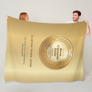 Couverture Polaire Médaille d'or réaliste 3D personnalisable et modif
