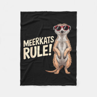 Couverture Polaire Meerkat Design For Men Women Kids Zoo Keeper Safar