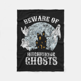 Couverture Polaire Méfiez-Vous vintage De L'Halloween Fun Ghosts