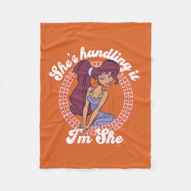 Couverture Polaire Megara - She's Handling It, I'm She Fleece Blanket (Devant)