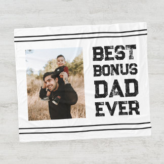 Couverture Polaire Meilleur Bonus Papa Ever Stepdad Stepfather Cadeau