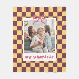 Couverture Polaire Meilleur cadeau d'anniversaire de grand-mère avec 