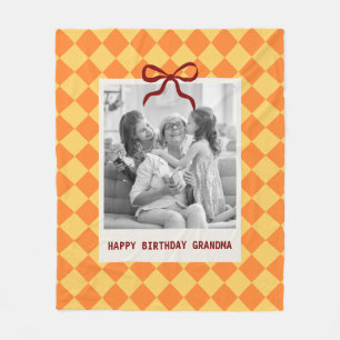 Couverture Polaire Meilleur cadeau d'anniversaire de grand-mère perso