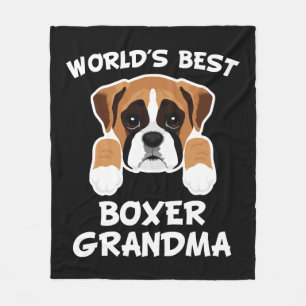 Couverture Polaire Meilleur chien de chien de grand-mère de boîte