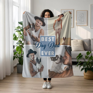 Couverture Polaire Meilleur Chien Papa Jamais Fête des pères Meilleur