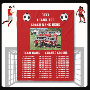 Couverture Polaire Meilleur entraîneur de football Cadeaux Merci, les
