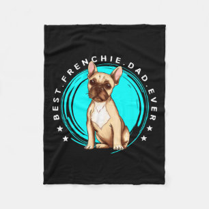Couverture Polaire Meilleur Français Papa Jamais Français Buldog Père
