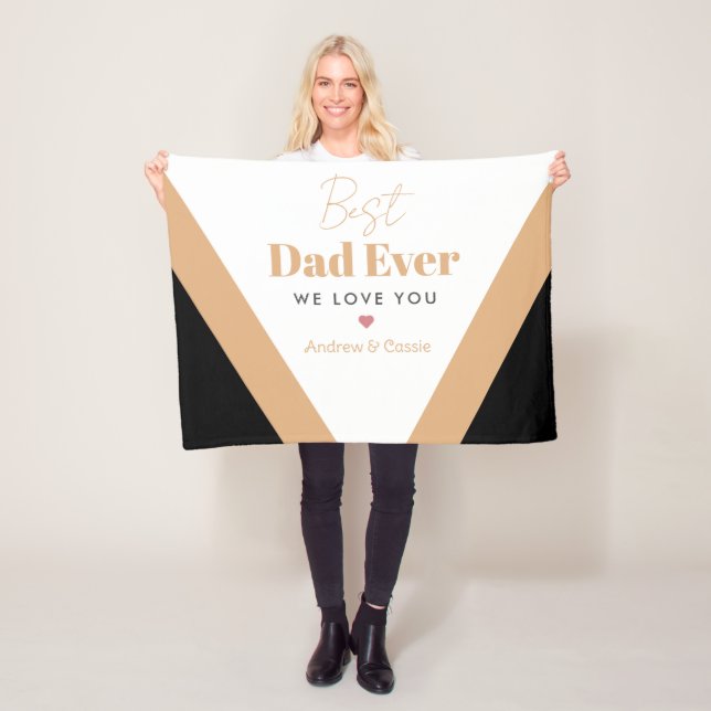 Couverture Polaire Meilleur papa (En situation)