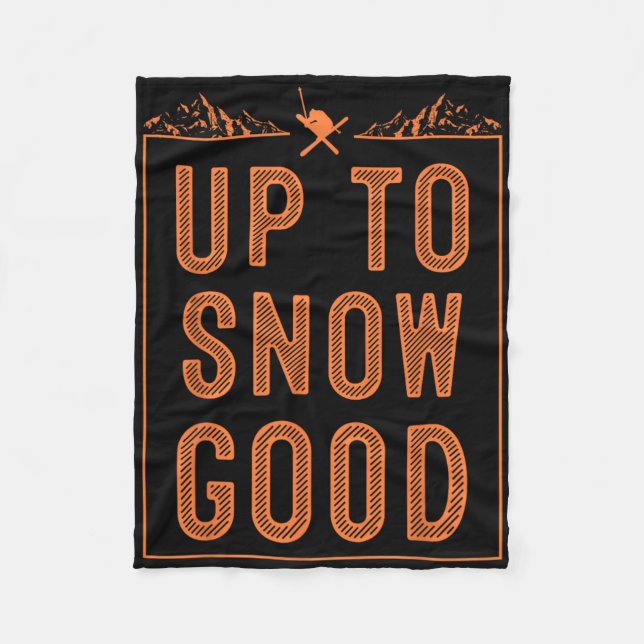 Couverture Polaire Meilleur Snowboard Ski Ride Cadeau Skieurs Mignonn (Devant)