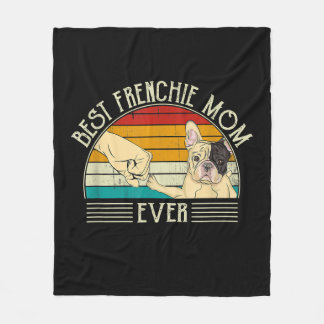 Couverture Polaire meilleure maman bulldog française jamais cadeau