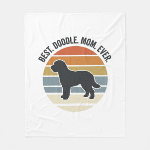 Couverture Polaire Meilleure maman Doodle de tous les temps Design vi