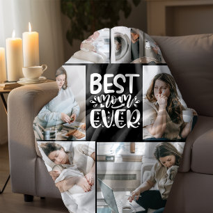 Couverture Polaire Meilleure maman jamais multiphoto