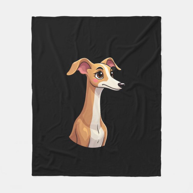 Couverture Polaire Meilleure vie avec Arabian Greyhound Long Sleeve T (Devant)