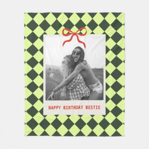 Couverture Polaire Meilleures amies BFF Anniversaire Photo personnali
