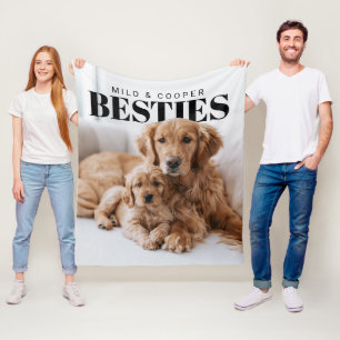 Couverture Polaire Meilleurs amis Animaux PhotoPop