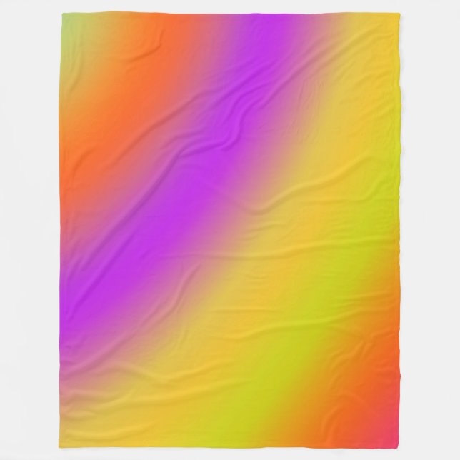 Couverture Polaire Mélange de couleurs douces 171116(02) (Devant)