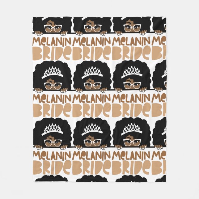 Couverture Polaire Melanin Bride Blanket (Devant)