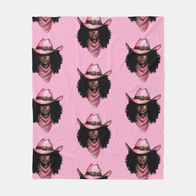 Couverture Polaire Melanin Rodeo Queen (Devant)
