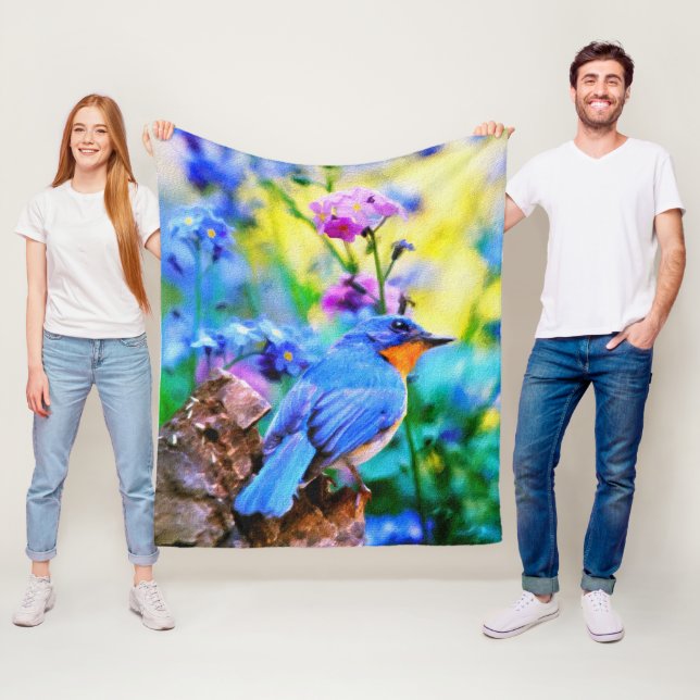 Couverture Polaire Melody Meadow (En situation)