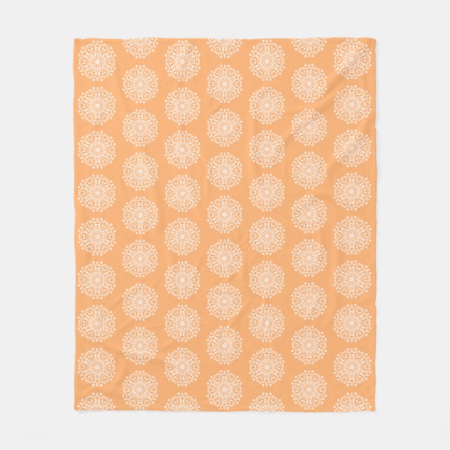 Couverture Polaire Melon Mandala (Devant)