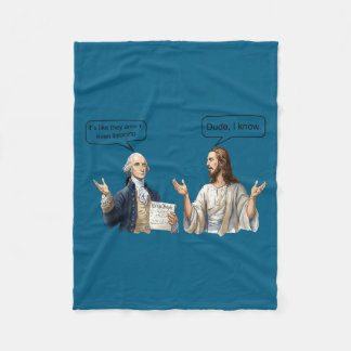 Couverture Polaire Mème de discussion entre George Washington et Jésu