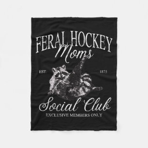 Couverture Polaire Mème de raton laveur du club social de mamans de h