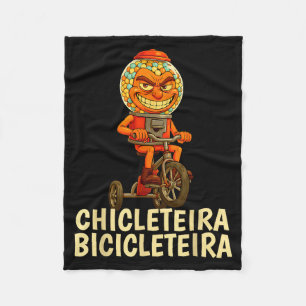 Couverture Polaire Mème drôle d'enfants italien Brainrot Chicleteira