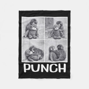 Couverture Polaire Mème du bébé singe qui frappe