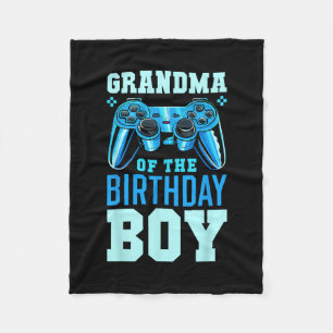 Couverture Polaire Mémé du garçon de la fête d'anniversaire correspon