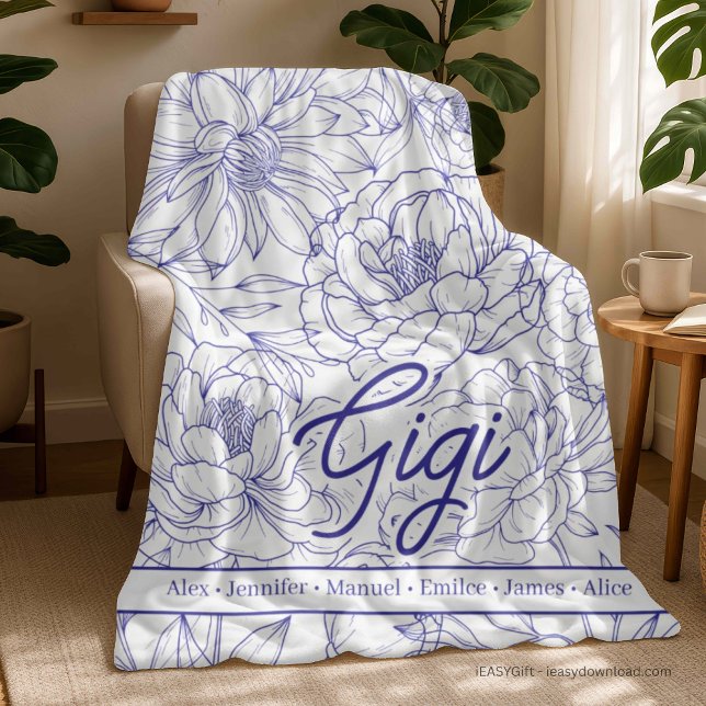 Couverture Polaire Mémé personnalisée sur mesure (Créateur téléchargé)