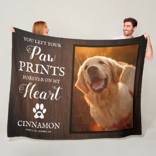 Couverture Polaire Mémento commémoratif de chien de compagnie