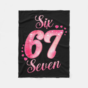 Couverture Polaire Mèmes 6 Et 7 Six Sept Cute Amour Saint-Valentin Ho