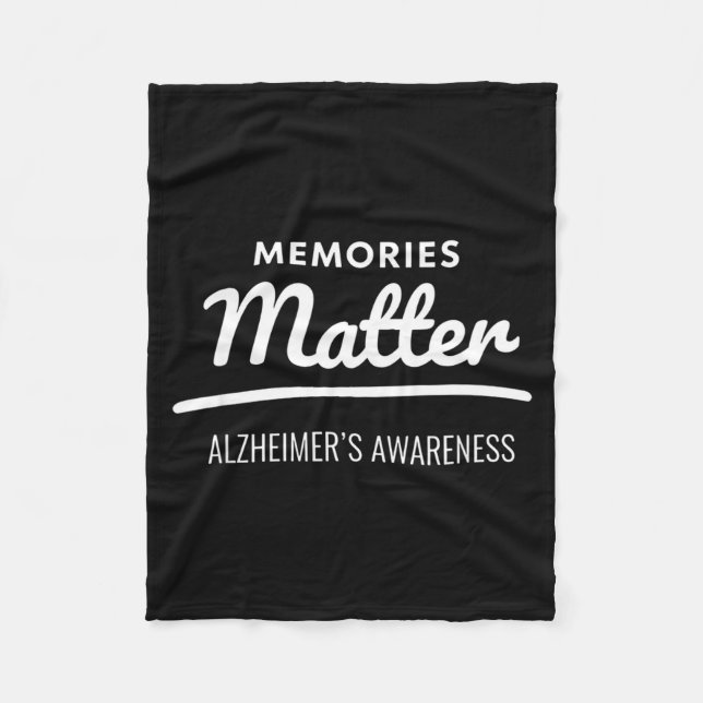 Couverture Polaire Mémoires sensibilisation alzheimer  (Devant)