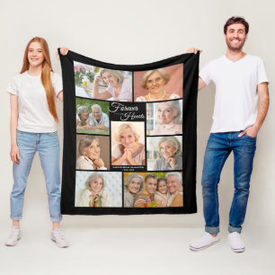 Couverture Polaire Mémorial pour toujours dans nos coeurs Photo Colla