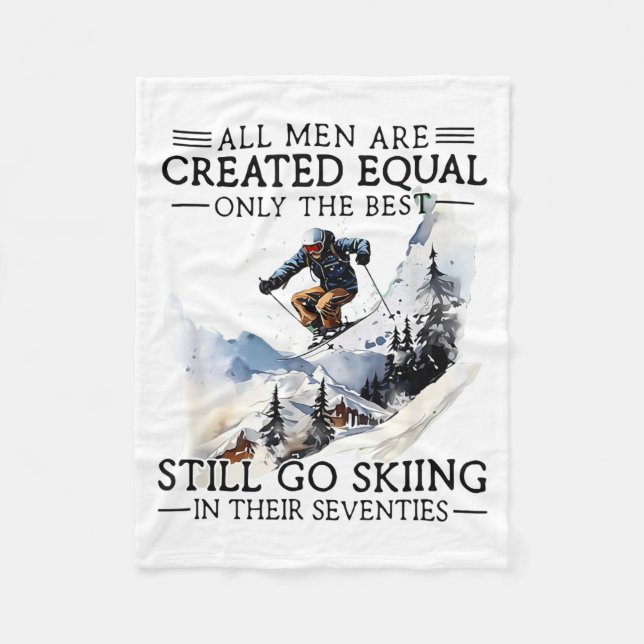 Couverture Polaire Men Still Go Skiing 70 Winter Srts Lover Skier  (Devant)