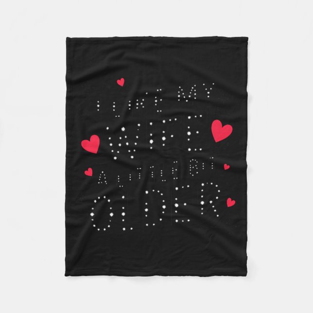 Couverture Polaire Mens I Like My Wife A Little Bit Older Premium Tri (Devant)