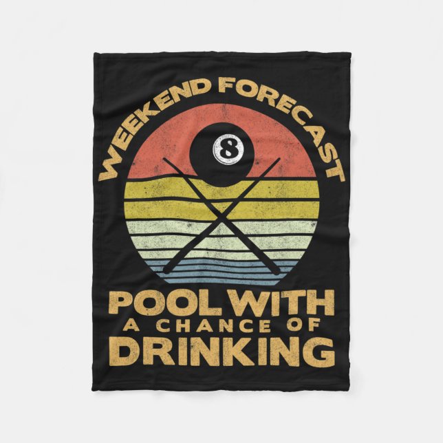 Couverture Polaire Mens Weekend - Pool De Prévisions Avec Un Changeme (Devant)