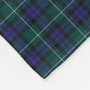 Couverture Polaire Menteith Scotland District Tartan Fleece Blanket