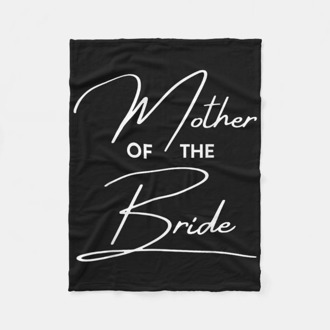 Couverture Polaire Mère de la mariée Maman de la mariée Cadeau de mar (Devant)