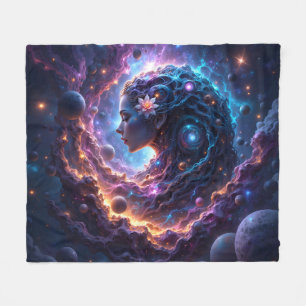Couverture Polaire Mère de l'Univers – Celle qui rêve les étoiles.