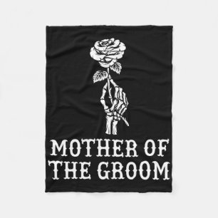 Couverture Polaire Mère Du Groom Skeleton Gothique Bachelor Weddi