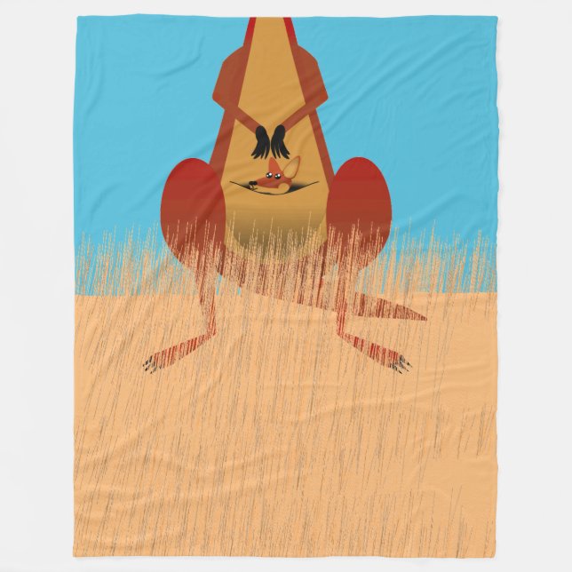 Couverture Polaire Mère Kangaroo (Devant)