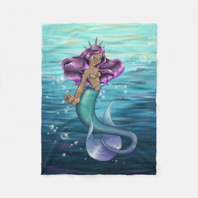 Couverture Polaire Mermaid Iole (Devant)
