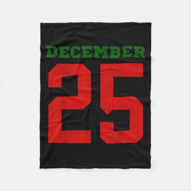 Couverture Polaire Merry Christmas Retro Xmas December Holiday Men Wo (Devant)