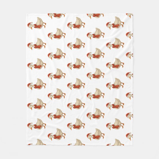 Couverture Polaire Merry Christmas to my Silly Goose (Devant)