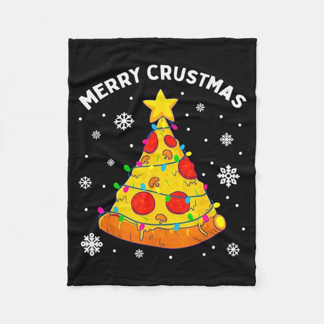 Couverture Polaire Merry Crustmas Zza Christmas Tree Xmas Kids Men  (Devant)