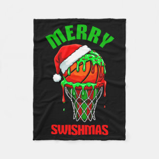 Couverture Polaire Merry Swishmas Basketball Ugly Christmas Xmas Men 